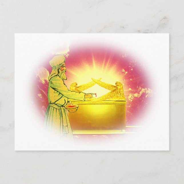 High Priest Applying Blood Postcard (Front)