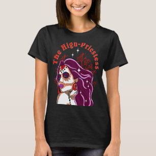 High Priestess Tarot Card Character Los Dios De Lo T-Shirt