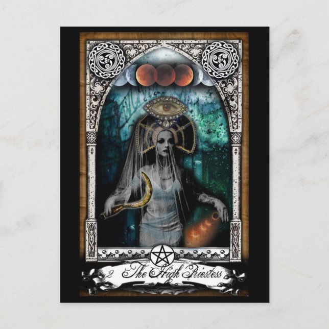 High Priestess Tarot Card Postcard (Front)