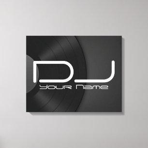 High Quality DJ Canvas Print