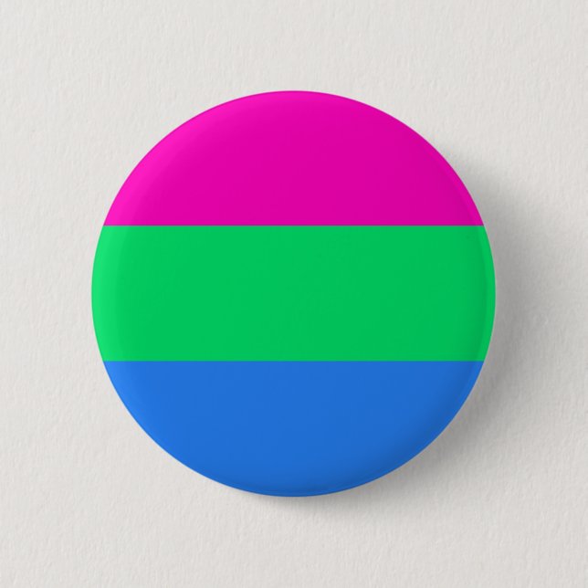 High Quality Polysexual Flag Button (Front)