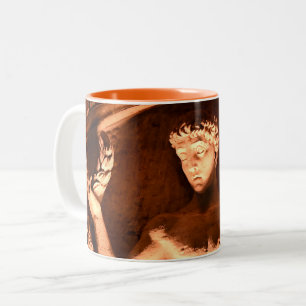 High-relief Sculpture at Teatro Delgollado, Mexico Two-Tone Coffee Mug