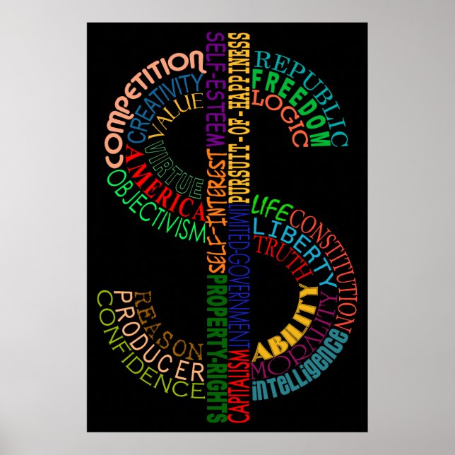 High Res Dollar Sign Poster (Front)