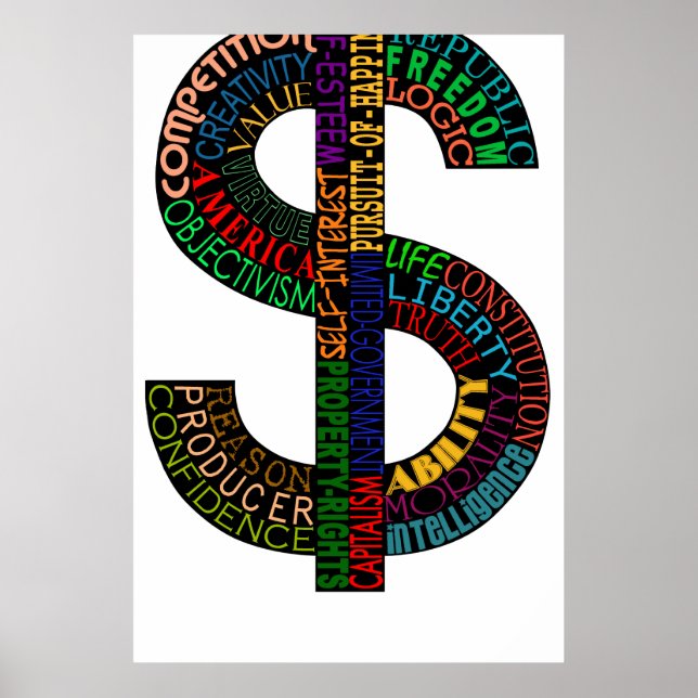 High Res Dollar Sign Poster (Front)