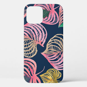 High-Res Watercolor Floral: Detailed Texture iPhone 12 Case