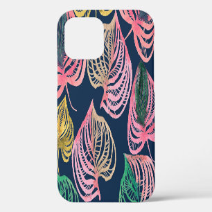 High-Res Watercolor Floral: Detailed Texture iPhone 12 Case