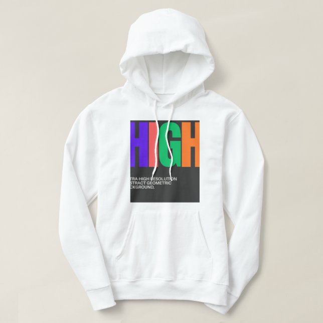 High-Resolution Abstract Art Hoodie (Design Front)