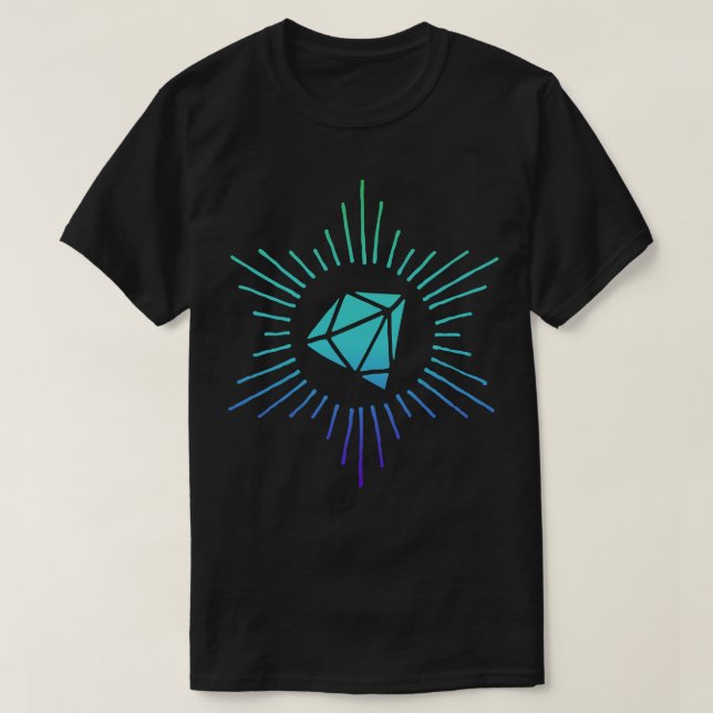 High Resolution Diamond Novelty Apparel T-Shirt (Design Front)