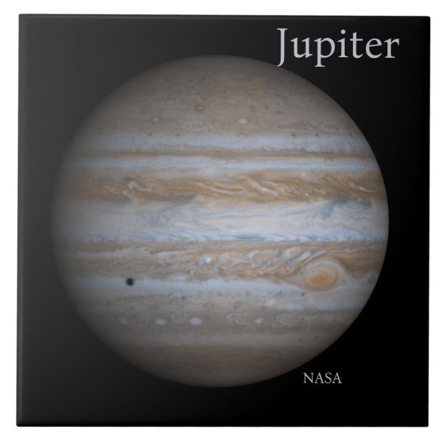 High Resolution Globe of Jupiter Tile (Front)