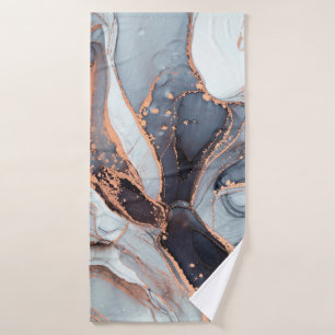 High resolution. Luxury abstract fluid art paintin Bath Towel