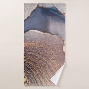 High resolution. Luxury abstract fluid art paintin Bath Towel