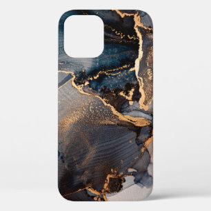 High resolution. Luxury abstract fluid art paintin iPhone 12 Case
