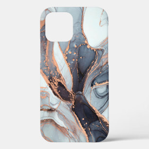 High resolution. Luxury abstract fluid art paintin iPhone 12 Case