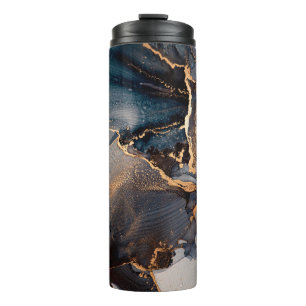 High resolution. Luxury abstract fluid art paintin Thermal Tumbler