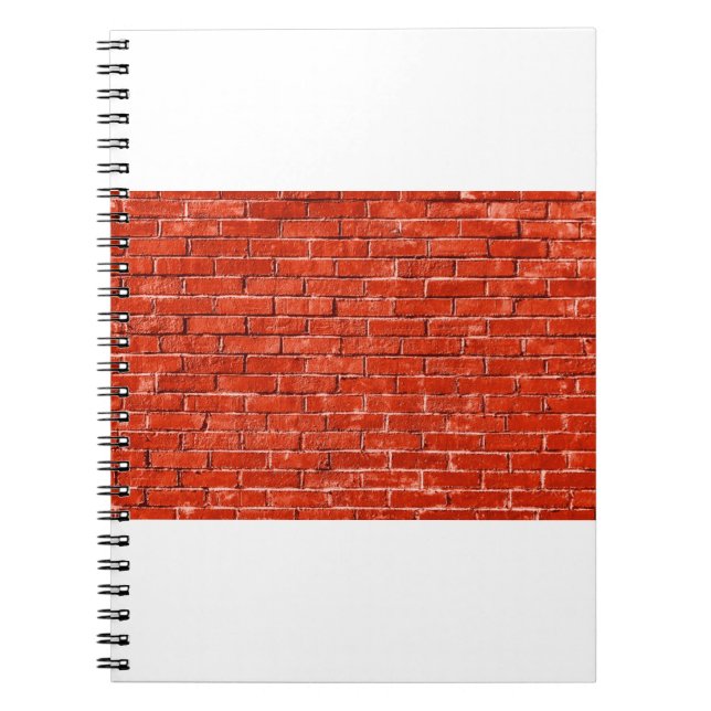 high resolution seamless rusty brick wall texture. notebook (Front)