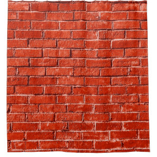 high resolution seamless rusty brick wall texture. shower curtain