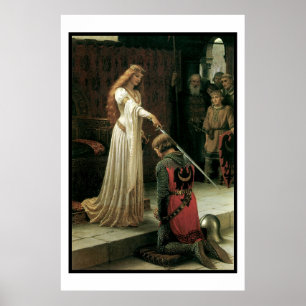 High Resolution Victorian Art Print "The Accolade"