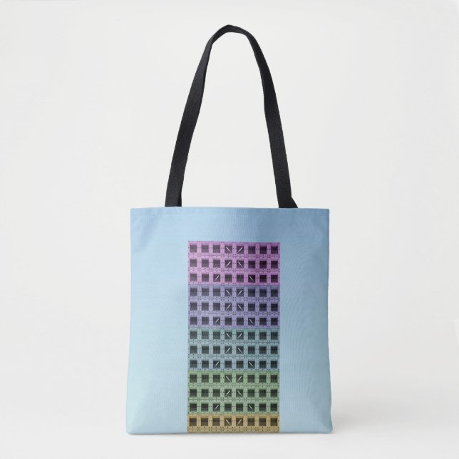 High rise building tote bag (Front)