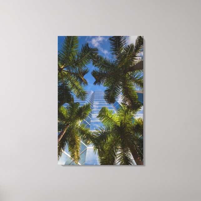 High rise buildings canvas print (Front)