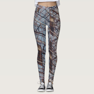 High Rise Construction in the Third world Leggings