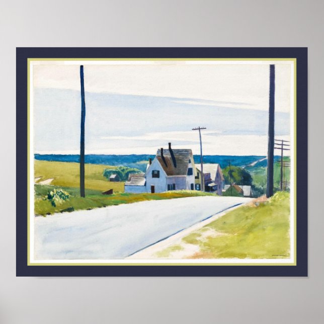 High Road 1931 by Edward Hopper Poster (Front)