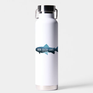 High Rock Lake North Carolina Fish Water Bottle