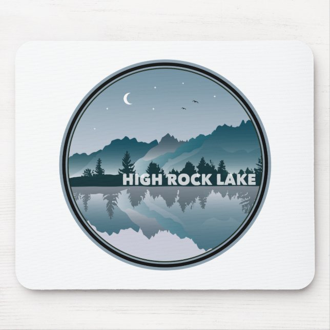 High Rock Lake North Carolina Reflection Mouse Pad (Front)