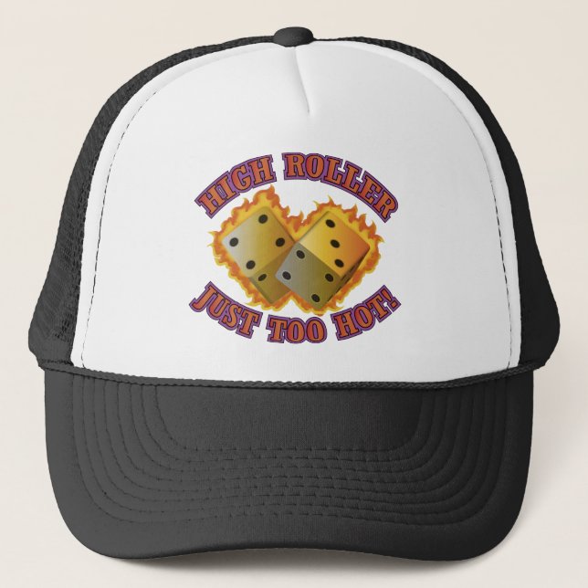 High Roller Dice Trucker Hat (Front)