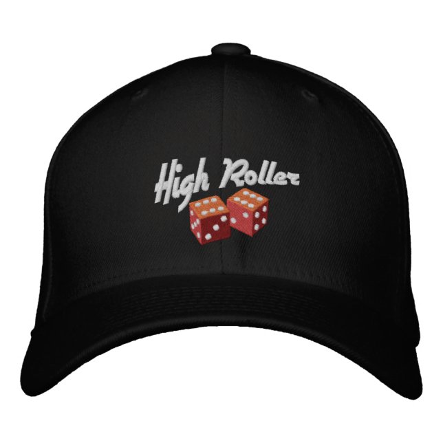High Roller Embroidered Hat (Front)