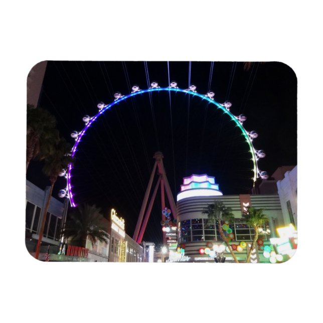 High Roller Ferris Wheel Las Vegas #3 Magnet (Horizontal)