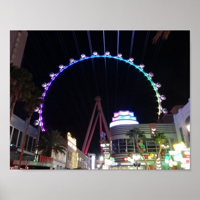 High Roller Ferris Wheel Las Vegas #3 Poster (Front)