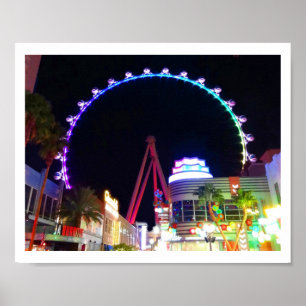 High Roller Ferris Wheel Las Vegas #6 Poster