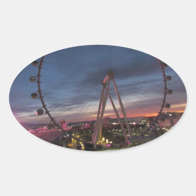 High Roller Las Vegas sticker (Front)