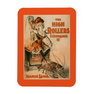 High Rollers Extravaganza "Mamie Lamb" Play Magnet