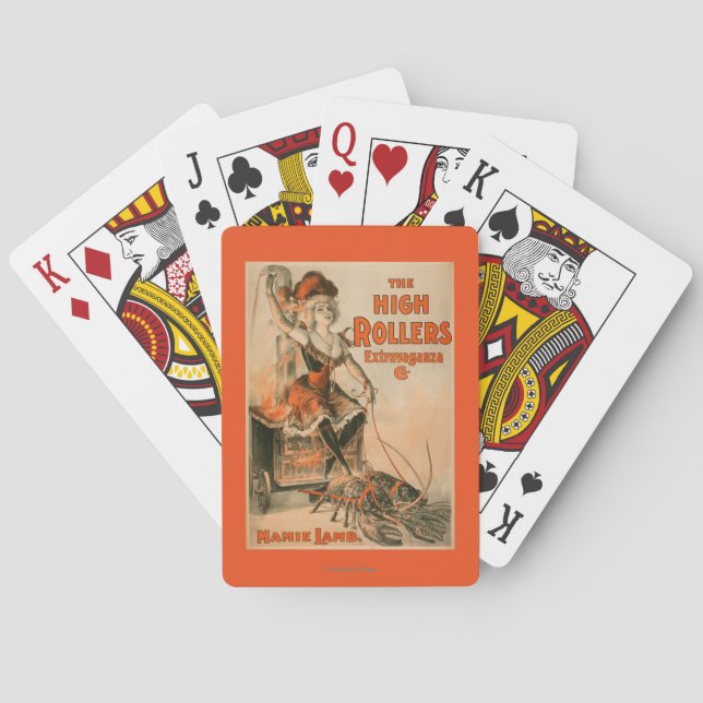 High Rollers Extravaganza "Mamie Lamb" Play Playing Cards (Back)