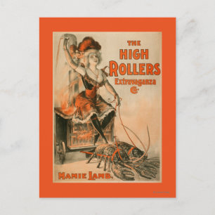 High Rollers Extravaganza "Mamie Lamb" Play Postcard