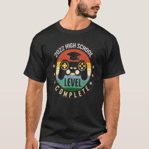 High School 2022 Graduation Level Complete Video G T-Shirt
