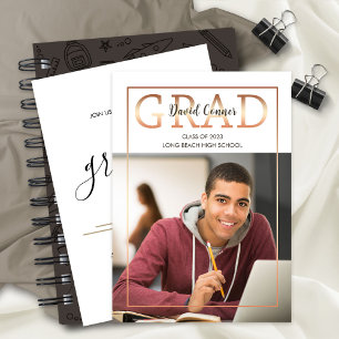 High School 2023 Graduate Party Photo Announcement