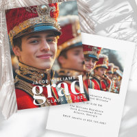 High School Band Modern 2 Photo Graduation Party