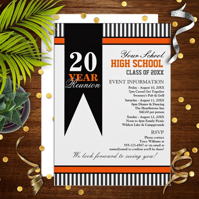 High School Class Reunion Invitation (Creator Uploaded)