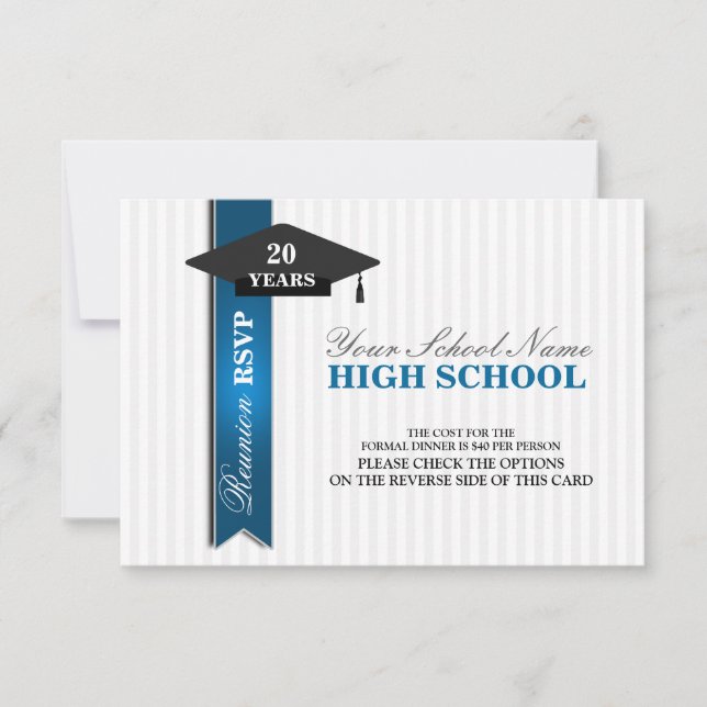 High School Class Reunion RSVP (Front)