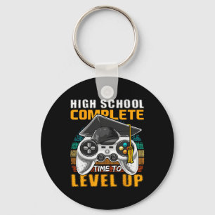 High School Complete Video Game Senior Graduation  Key Ring