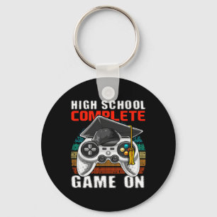 High School Complete Video Game Senior Graduation  Key Ring