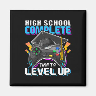 High School Complete Video Game Senior Graduation  Magnet