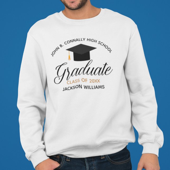 High School Graduation 2025 Custom Graduate Sweatshirt (Creator Uploaded)