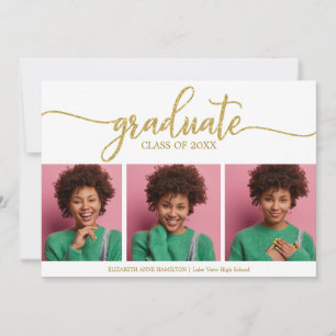 High School Graduation Announcement 3 Photo