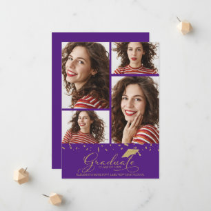 High School Graduation Announcement 4 Photo