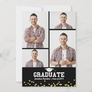 High School Graduation Announcement 4 Photo