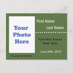 High school graduation announcement / invitation