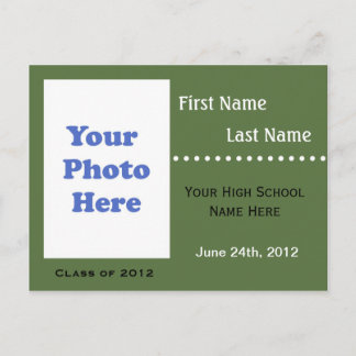 High school graduation announcement / invitation
